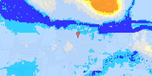 Ekstrem regn på Kirkegade 6