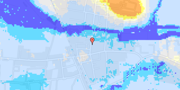 Ekstrem regn på Kirkegade 9