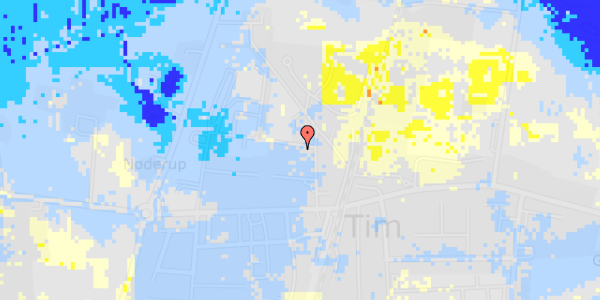 Ekstrem regn på Kogsgårdsvej 3