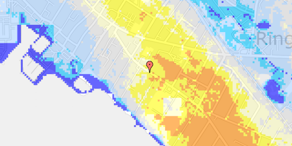 Ekstrem regn på Kongevejen 36