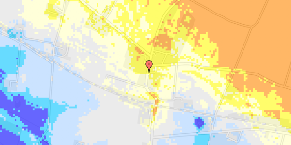 Ekstrem regn på Skraldhedevej 10