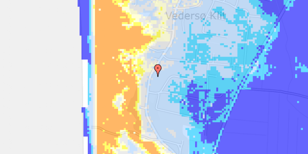 Ekstrem regn på Vedersø Klitvej 8