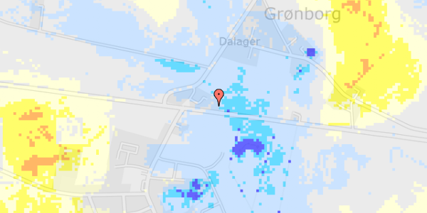 Ekstrem regn på Arnborgvej 31