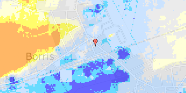 Ekstrem regn på Borgergade 14