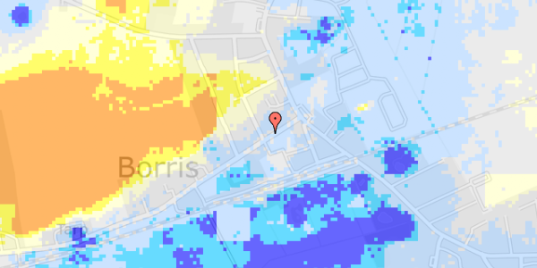 Ekstrem regn på Vestergade 10