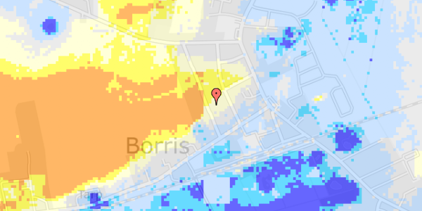 Ekstrem regn på Møllegårdsvej 8