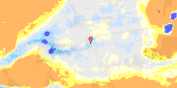 Ekstrem regn på Ringkøbingvej 33