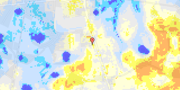 Ekstrem regn på Chr Gades Vej 42, st. 