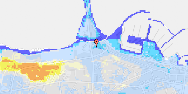 Ekstrem regn på Havne Alle 9, 1. 