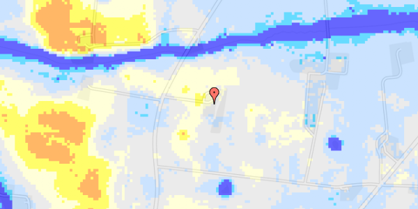 Ekstrem regn på Meldgårdsvej 13