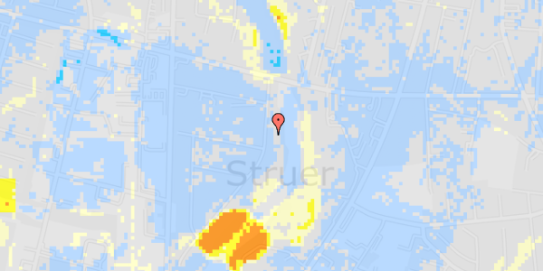 Ekstrem regn på Skrænten 7B