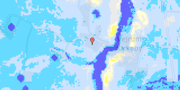 Ekstrem regn på Skt Olai Bakke 17