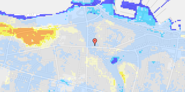 Ekstrem regn på Smedegade 48, 1. tv