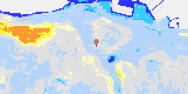 Ekstrem regn på Smedegade 57