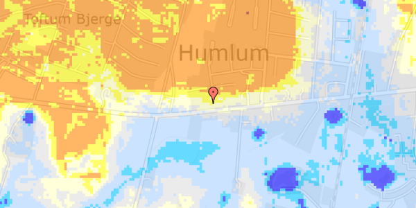 Ekstrem regn på Vesterbrogade 50