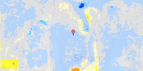 Ekstrem regn på Vesterled 14