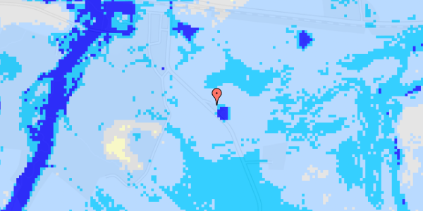 Ekstrem regn på Volstrupvej 1