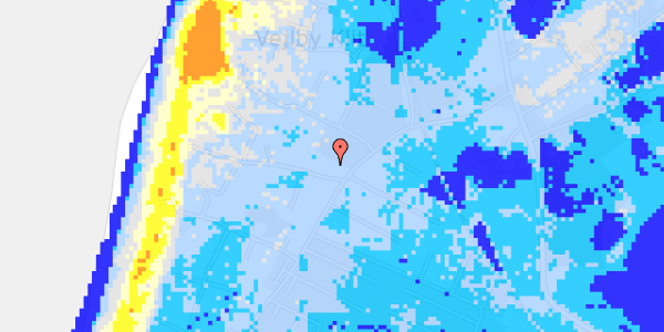 Ekstrem regn på Vejlby Klit 14