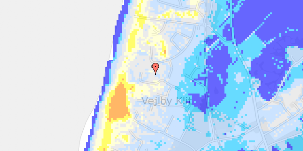 Ekstrem regn på Viktoriavej 30