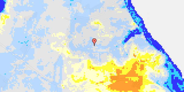 Ekstrem regn på Bakkedalvej 4