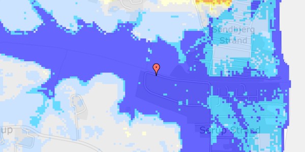 Ekstrem regn på Fyrrevej 19