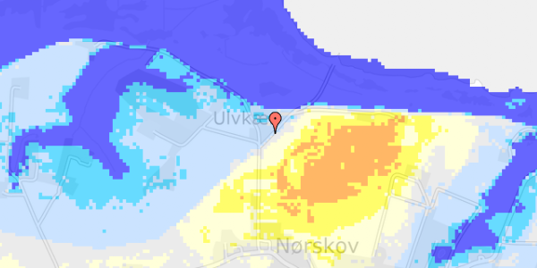 Ekstrem regn på Nørskovvej 9