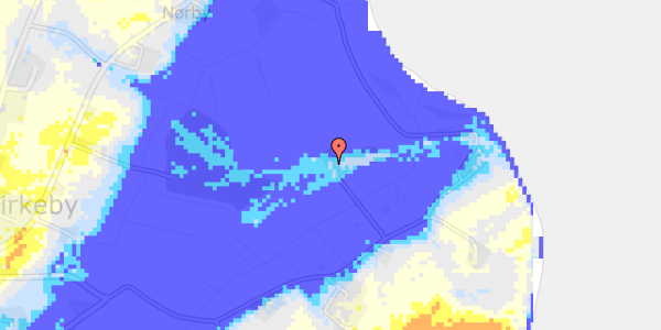 Ekstrem regn på Sandkrogvej 7