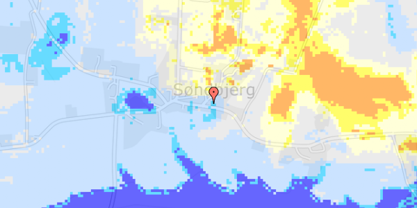 Ekstrem regn på Søndbjerg Strandvej 3