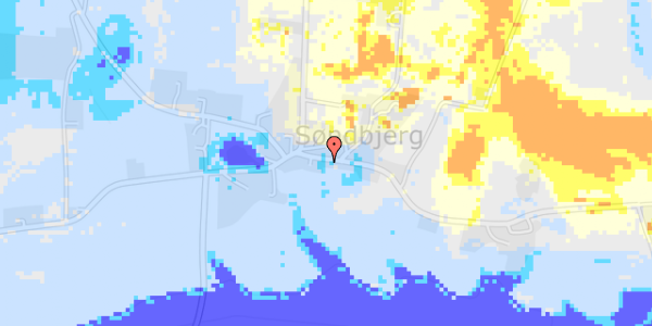 Ekstrem regn på Søndbjerg Strandvej 12