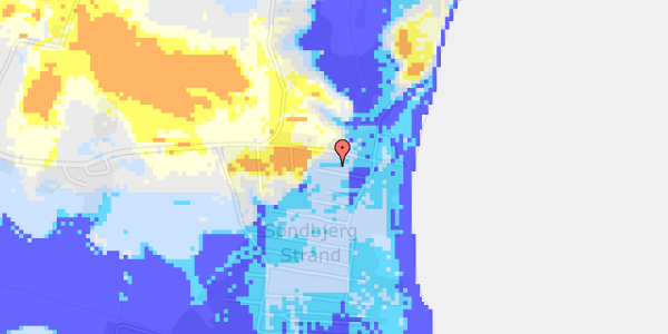 Ekstrem regn på Thyrasvej 4