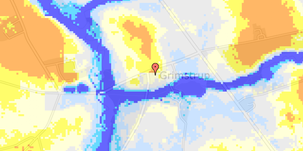 Ekstrem regn på Grimstrupvej 4