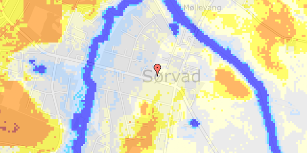 Ekstrem regn på Langgade 10