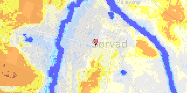 Ekstrem regn på Langgade 13