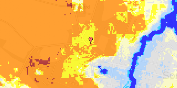 Ekstrem regn på Langgade 60