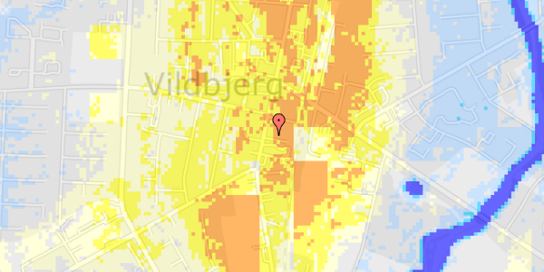 Ekstrem regn på Søndergade 17, 1. 