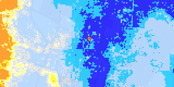 Ekstrem regn på Gaffelbjergvej 31