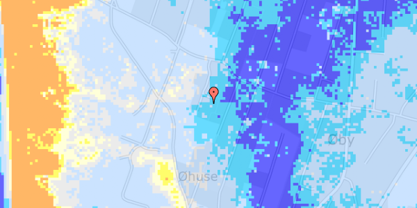 Ekstrem regn på Gaffelbjergvej 49