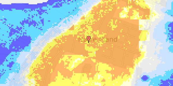 Ekstrem regn på Helmklit 334