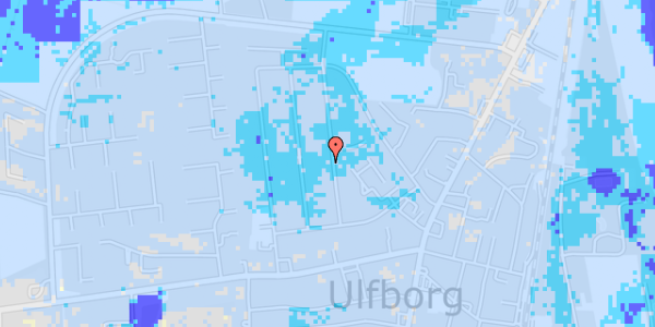 Ekstrem regn på Ove Krarupsvej 13