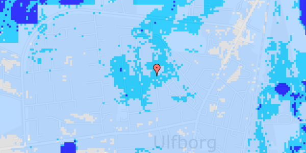 Ekstrem regn på Ove Krarupsvej 15