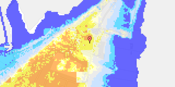 Ekstrem regn på Skindbjergvej 386