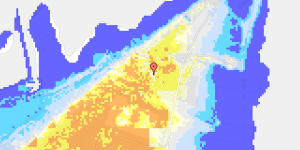 Ekstrem regn på Skindbjergvej 403