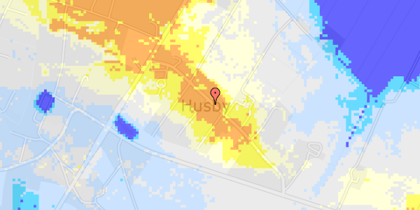 Ekstrem regn på Sognegårdsvej 9