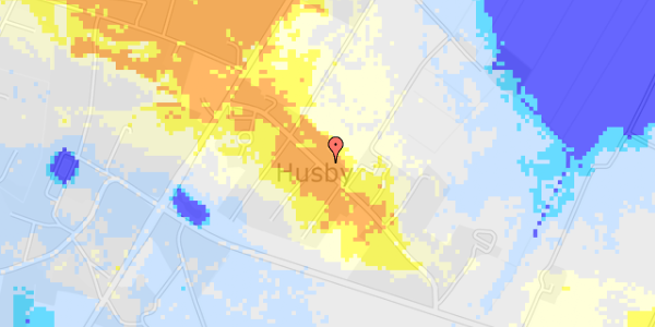 Ekstrem regn på Sognegårdsvej 18