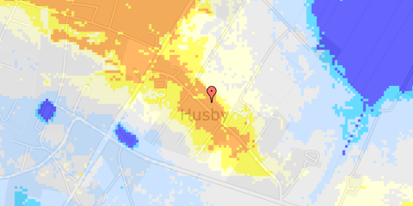 Ekstrem regn på Sognegårdsvej 20