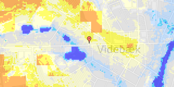 Ekstrem regn på Bredgade 66