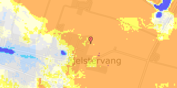 Ekstrem regn på Nørrevænget 20