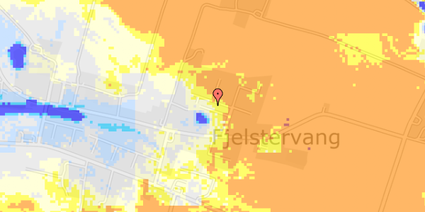 Ekstrem regn på Nørrevænget 23