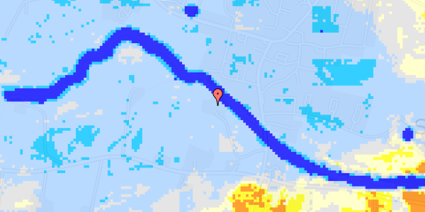 Ekstrem regn på Djeldvej 20A