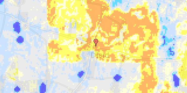 Ekstrem regn på Djeldvej 35